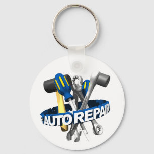 Auto mekaniker Keychain Nyckelring