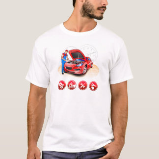 Auto mekaniker t shirt