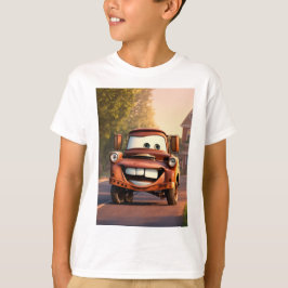 Auto Persona: Car-Turned-Human Porträtt Tee