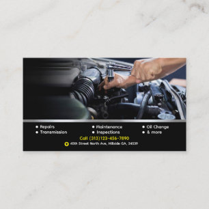 Auto Repair Business Card Template Visitkort