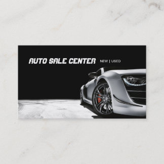 Auto Sale Car Dealership Business Card Visitkort