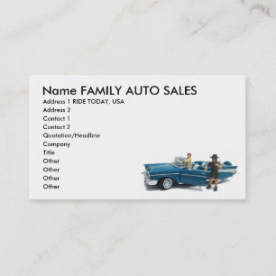 Auto Salevisitkortar Visitkort
