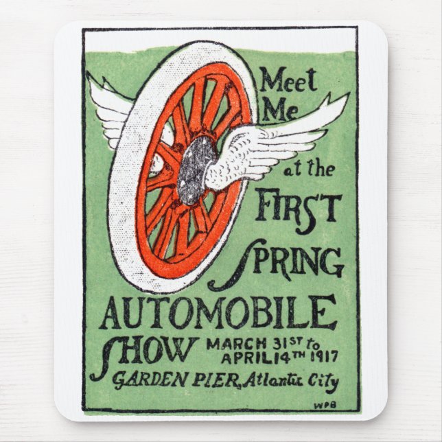Auto Show 1917 New jersey Vår Musmatta (Framsidan)