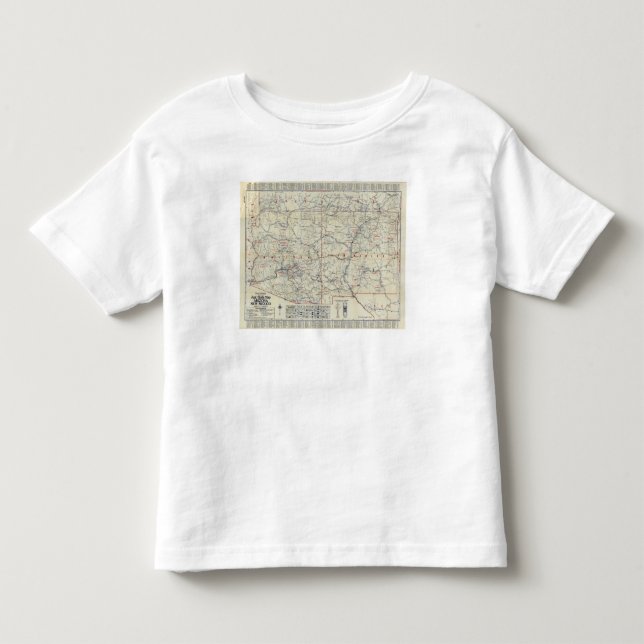 Auto slingor för RandMcNally officiell 1925 T Shirt (Framsida)