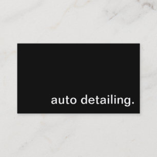 Auto specificera visitkort