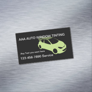 Auto tona för fönster visitkortmagnet