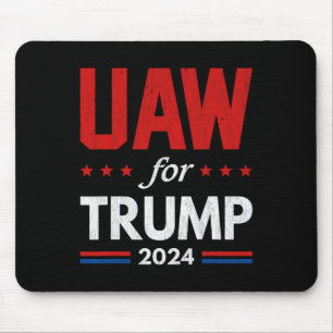Auto Workers for Trump 2024 American Flagga Trump  Musmatta