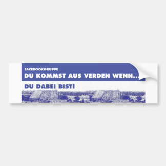 Autoaufkleber - Du kommst aus Verden wenn... Bildekal