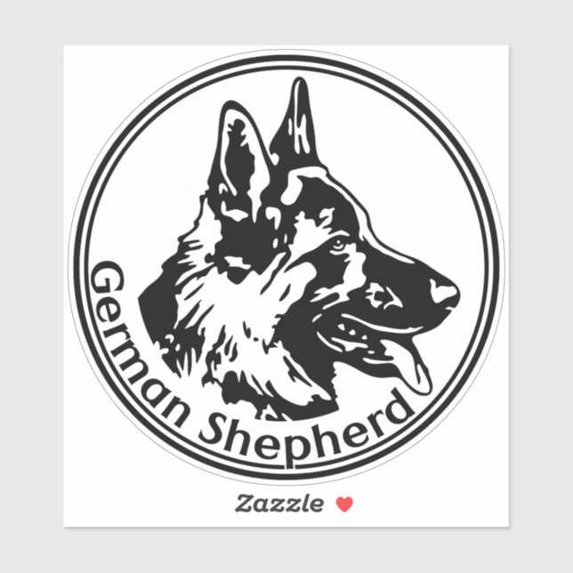 Autoaufkleber German Shepherd Klistermärken (Ark)