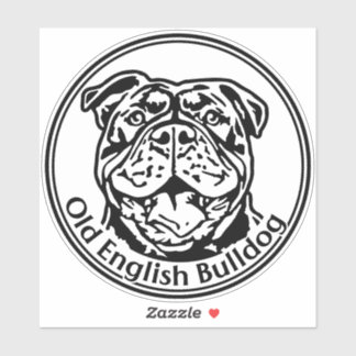 Autoaufkleber Old english Bulldog OEB Klistermärken