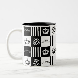 Autobahn Ocer Logotyp Mönster Coffee Mugg