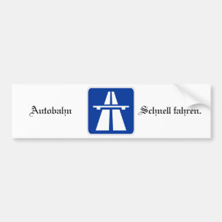 Autobahnbildekal Bildekal