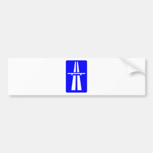 Autobahnen undertecknar bildekal