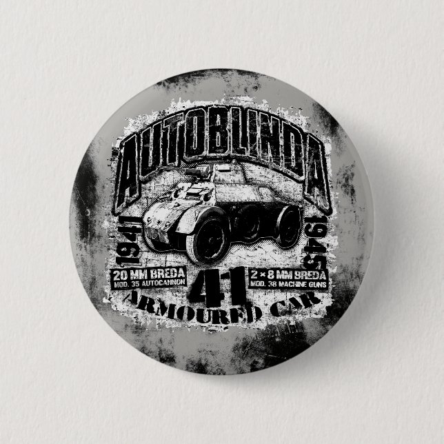 Autoblinda 41 Rund knapp (Framsida)