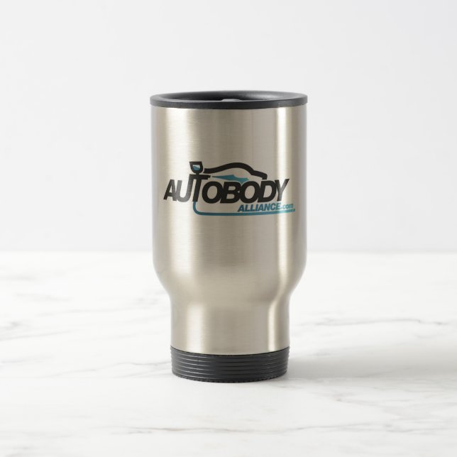 Autobody allians isolerad travel mug resemugg (Center)