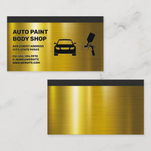 Autobody Paint Shop Visitkort