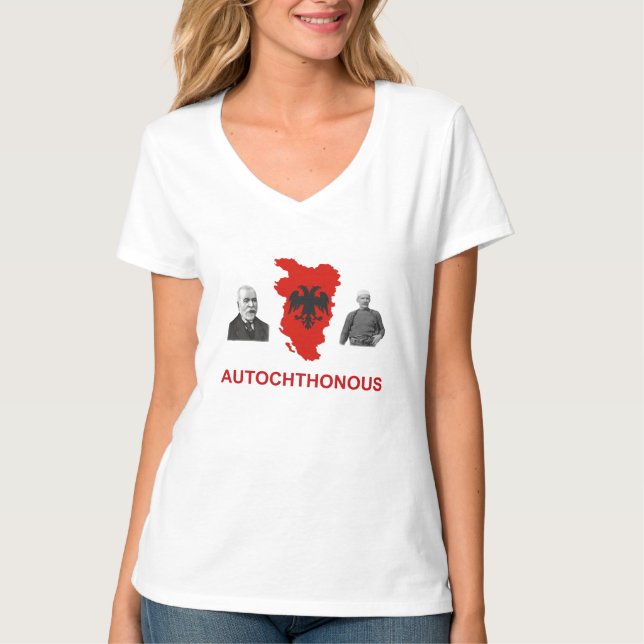 Autochthonous Albanien T Shirt (Framsida)