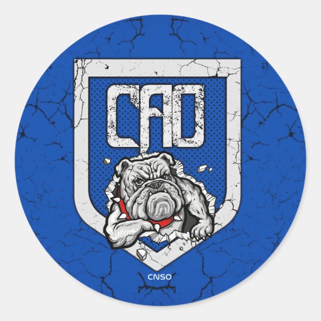 AUTOCOLLANT CAO RUNT KLISTERMÄRKE (Framsida)