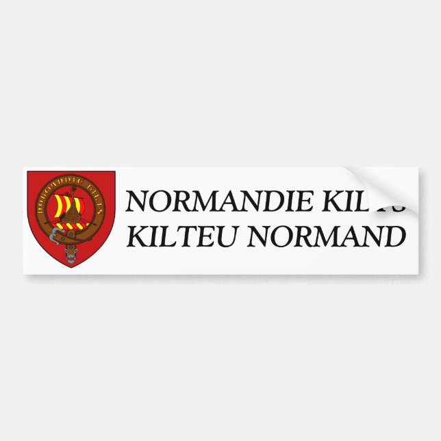 Autocollant Normandie Kilts Bildekal (Framsidan)