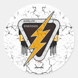 AUTOCOLLANT NRJ 2025 RUNT KLISTERMÄRKE