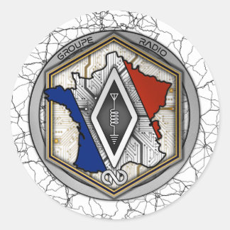 AUTOCOLLANT RADIO 2025 RUNT KLISTERMÄRKE