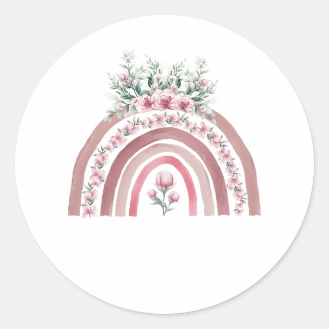 Autocollant Runt Klistermärke (Framsida)