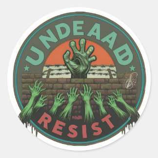 Autocollant UR Vintage Runt Klistermärke