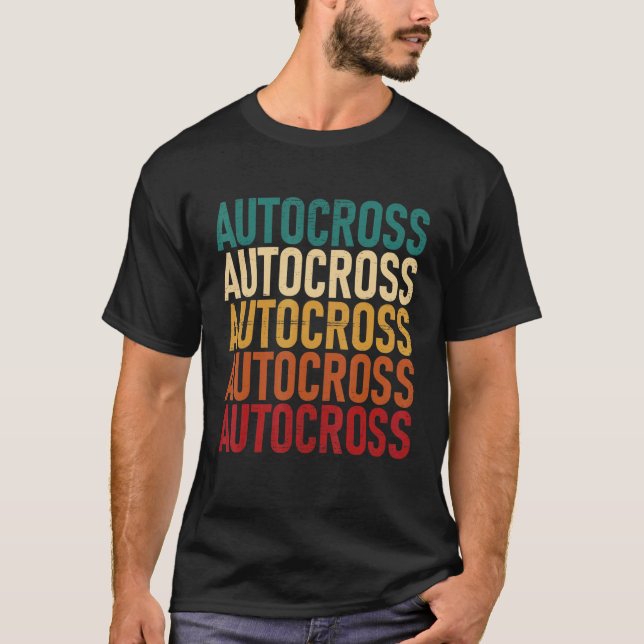 Autocross Car Racing Motorsport Apparel 1 T Shirt (Framsida)
