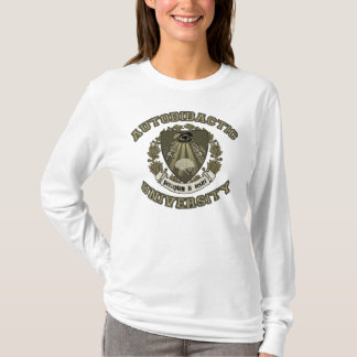 Autodidactic universiteten t-shirt