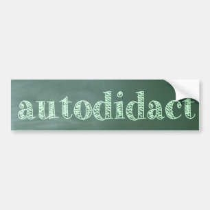 autodidakt bildekal