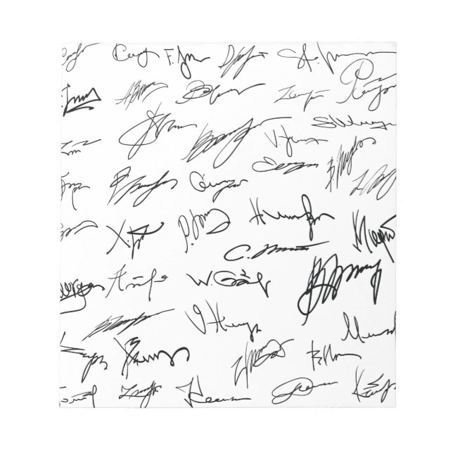 Autograf Anteckningsblock (Framsida)