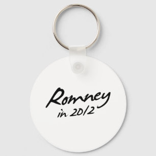 Autograf för ROMNEY 2012 Nyckelring