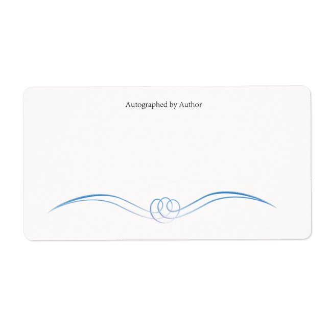 Autograferad av författarbokskylt fraktsedel (Framsidan)