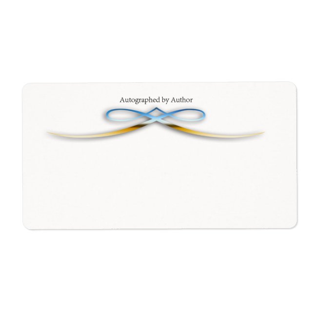 Autograferad av författarbokskylt fraktsedel (Framsidan)