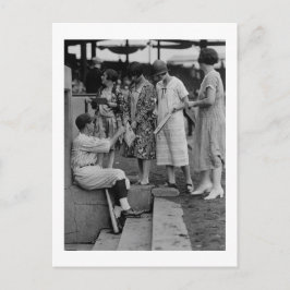 Autograferingsstyrkort Vykort