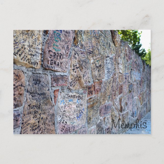 Autografernas vägg vykort (Framsida)