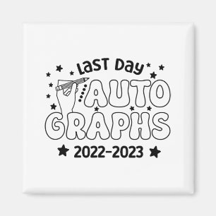 Autografi 2023, sista dagen för skolautografi 20 magnet
