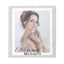 Autografi över Skönhetstävlingen glitter Gräns Anteckningsblock