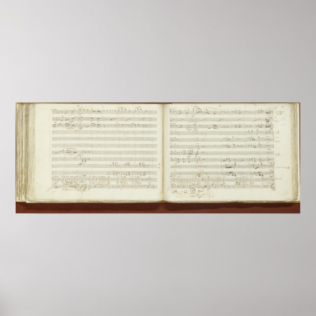 Autografkopia av "Magic Flute" Poster (Framsidan)