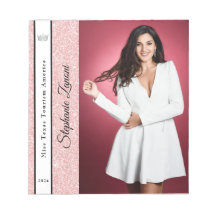 Autografplatta för ro i Guld Glitter