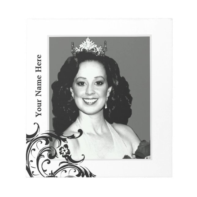 Autografplatta för skönhetstävling Vines Anteckningsblock (Framsida)