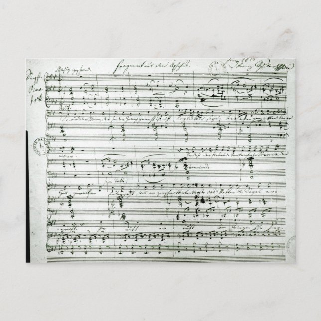 Autografpoäng för Fragment aus dem Vykort (Framsida)
