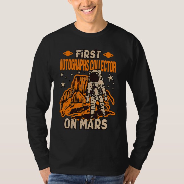 Autografsamlare Astronaut T Shirt (Framsida)