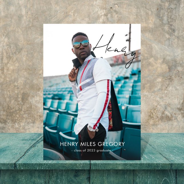 Autograph Student fotomeddelande Inbjudningar (Skapare uppladdad)