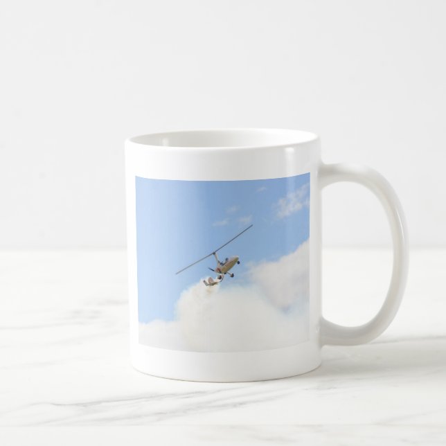 Autogyro i flyg kaffemugg (Höger)