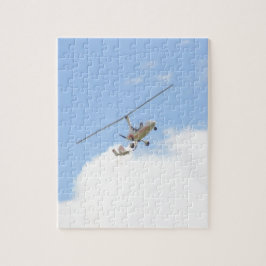 Autogyro under flygning pussel