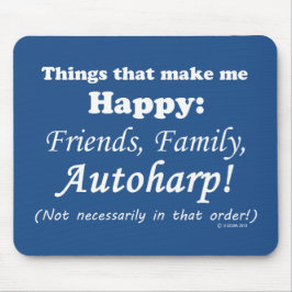 Autoharp gör mig Lycklig Musmatta