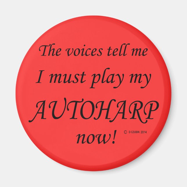 Autoharp Voices säger must Play Magnet (Framsidan)