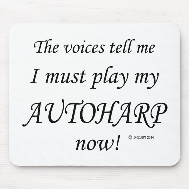 Autoharp Voices säger must Play Musmatta (Framsidan)