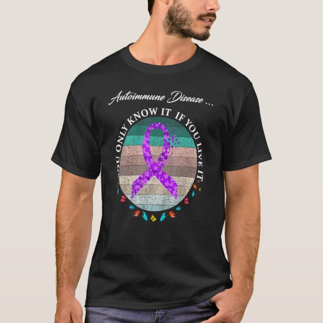 Autoimmun Disease Warrior T Shirt (Framsida)